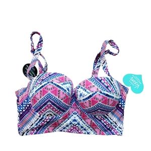 Torrid Size 00 Bikini Top Push Up